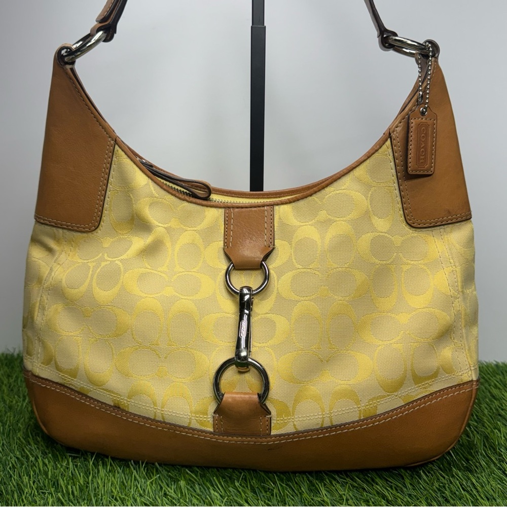 Coach Hamptons Hobo bag in signature jacquard F13069 (2009)